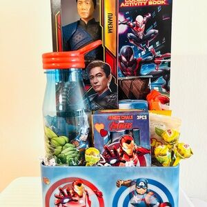 Marvel Avengers Kids Party Easter Gift Basket